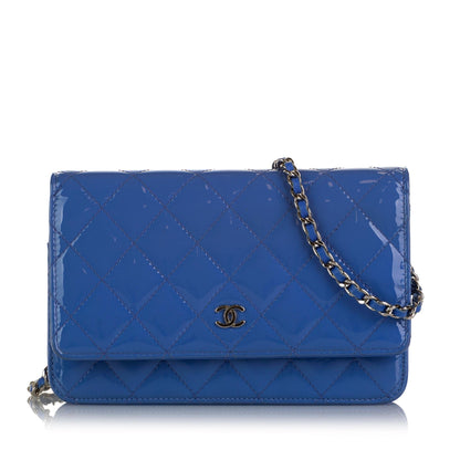 Chanel Classic Patent Wallet on Chain (SHG-pkxkmR)