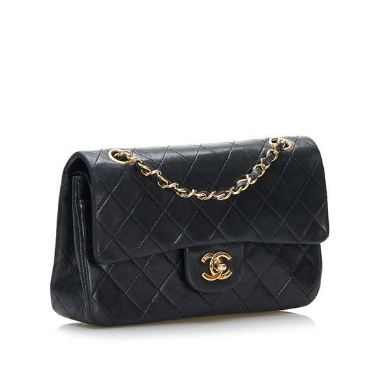 Chanel Classic Small Lambskin Double Flap (SHG-7787R9)