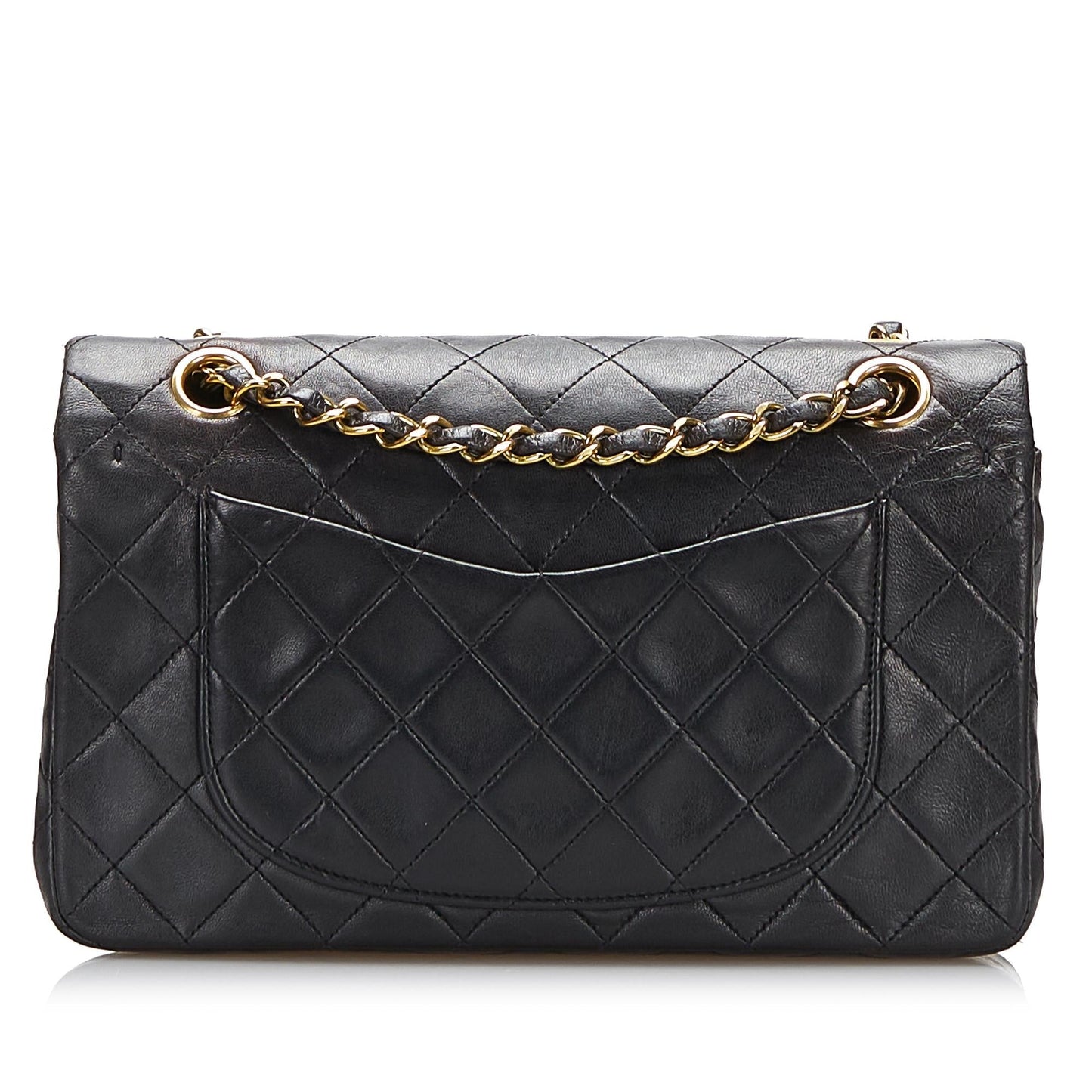 Chanel Classic Small Lambskin Double Flap (SHG-Pp19fK)