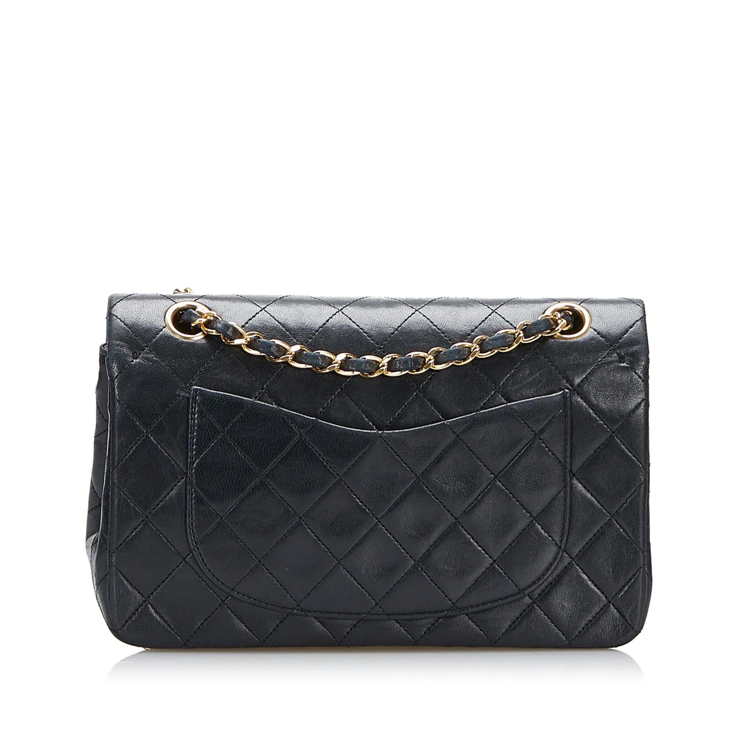 Chanel Classic Small Lambskin Double Flap (SHG-oElNPm)