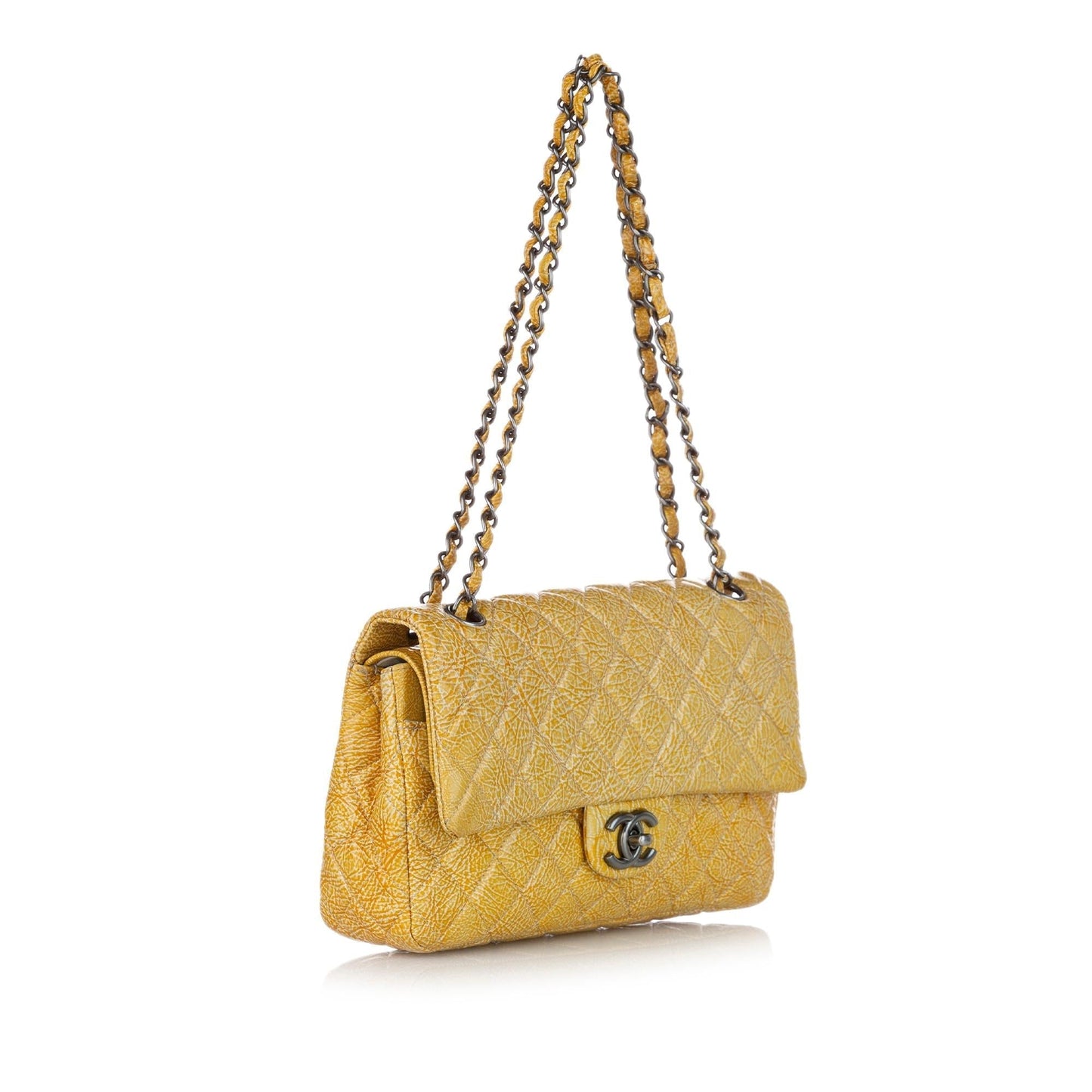 Chanel Classic Small Lambskin Leather Double Flap Bag (SHG-27031)