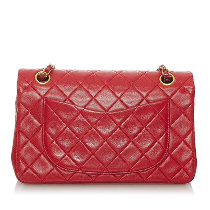 Chanel Classic Small Lambskin Leather Single Flap Bag (SHG-28011)