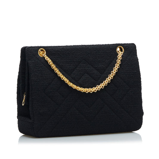 Chanel Classic Tweed Shoulder Bag (SHG-FNv49C)