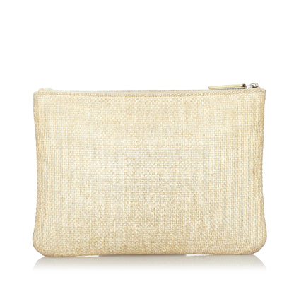 Chanel Deauville O-Case Raffia Clutch Bag (SHG-30795)