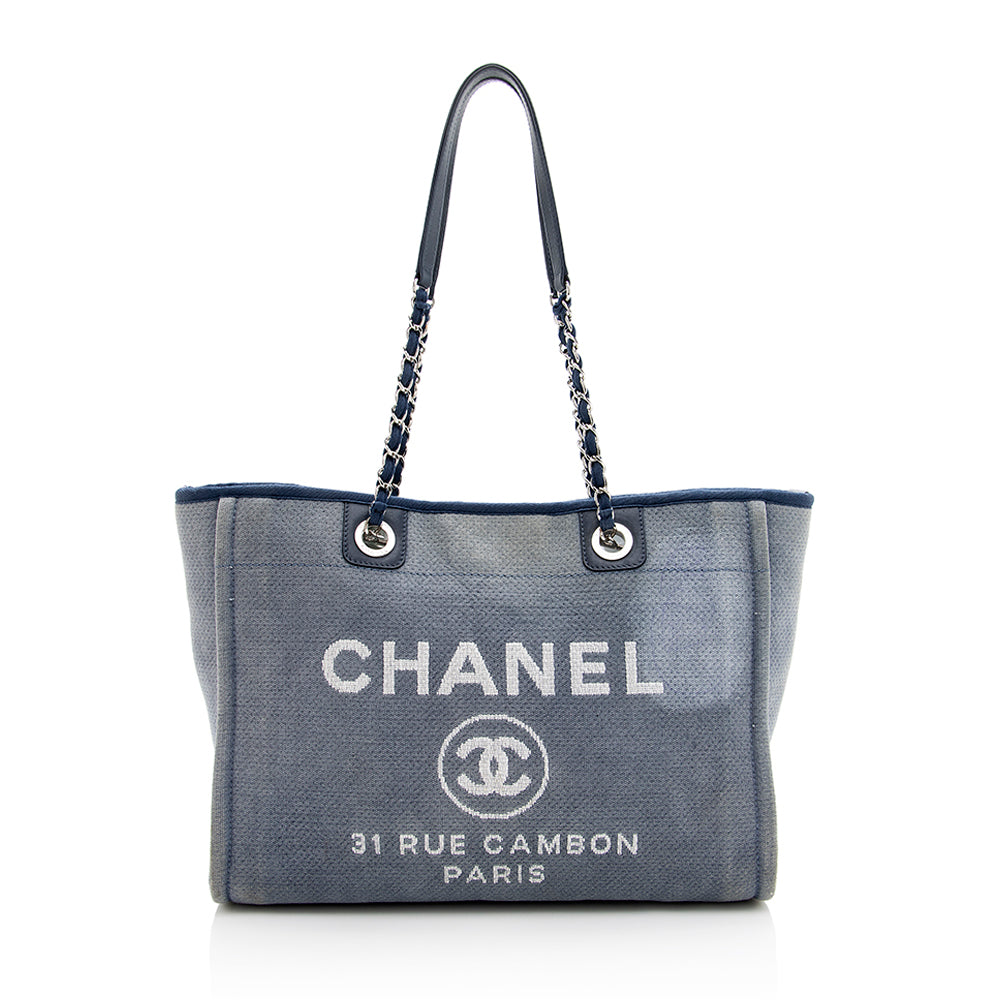 Chanel Denim Deauville Small Tote (SHF-19008)