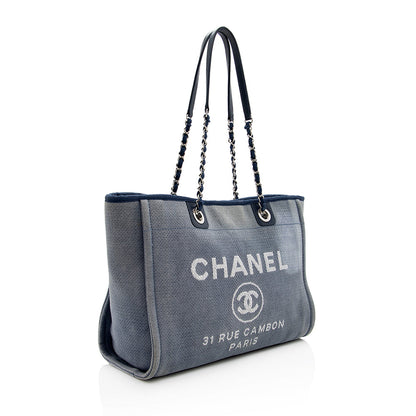 Chanel Denim Deauville Small Tote (SHF-19008)