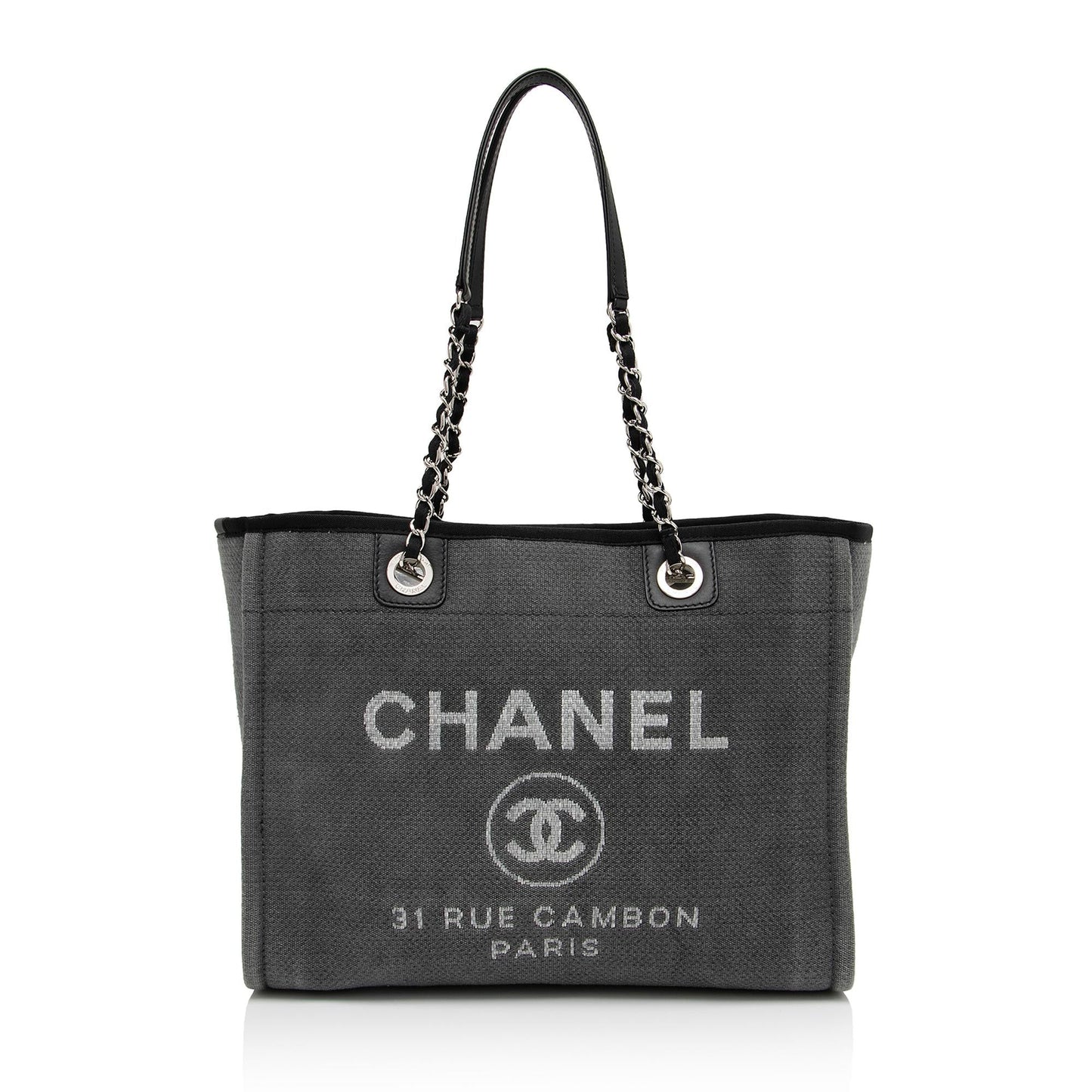 Chanel Denim Deauville Small Tote (SHF-9xaKQn)