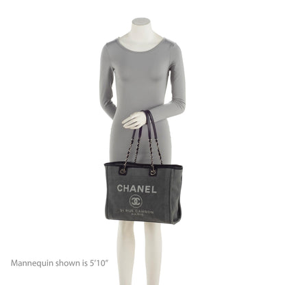 Chanel Denim Deauville Small Tote (SHF-9xaKQn)