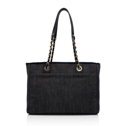 Chanel Denim Deauville Small Tote (SHF-UiGE7R)