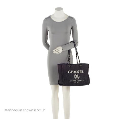 Chanel Denim Deauville Small Tote (SHF-UiGE7R)