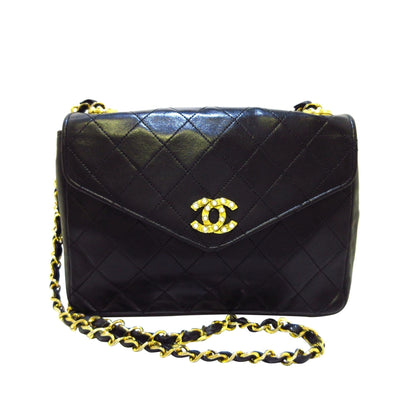 Chanel Embellished Quilted Leather Mini Flap (SHG-36393)