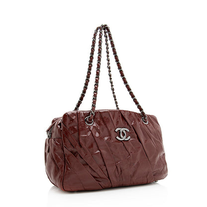 Chanel Glazed Calfskin Twisted Shoulder Bag (SHF-20021)