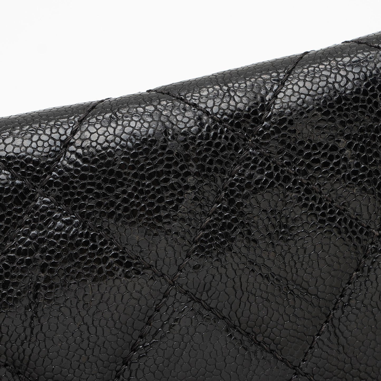 Chanel Glazed Caviar Leather CC Crave Medium Flap Bag (SHF-3RMxUM)