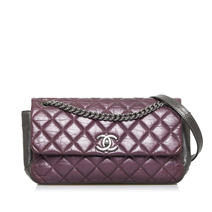 Chanel Glazed Matelasse Portobello Flap Bag (SHG-OoPYUo)