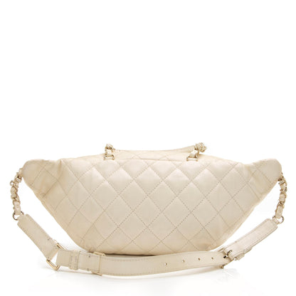 Chanel Iridescent Calfskin All About Waist Belt Bag (SHF-23914)