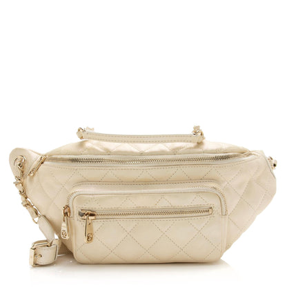 Chanel Iridescent Calfskin All About Waist Belt Bag (SHF-23914)