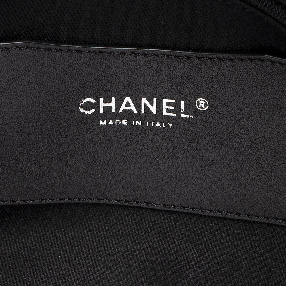 Chanel Iridescent Calfskin Just Mademoiselle XL Bowler Bag (SHF-19981)