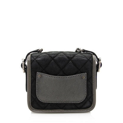 Chanel Iridescent Calfskin Paris Bombay Back to School Mini Flap Bag (SHF-20486)