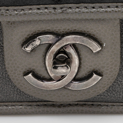 Chanel Iridescent Calfskin Paris Bombay Back to School Mini Flap Bag (SHF-20486)