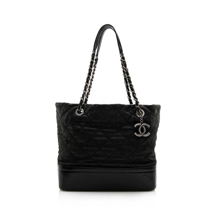 Chanel Iridescent Calfskin VIP Grand Shopping Tote (SHF-15727)