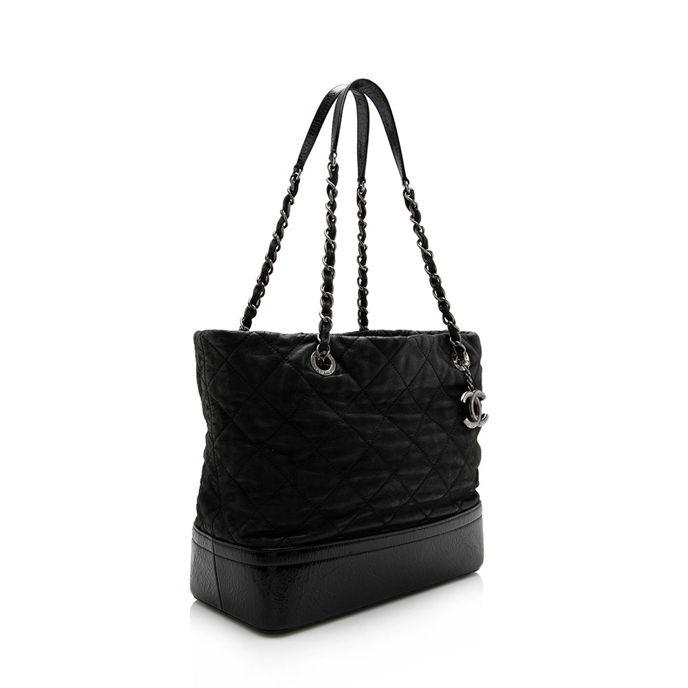 Chanel Iridescent Calfskin VIP Grand Shopping Tote (SHF-15727)