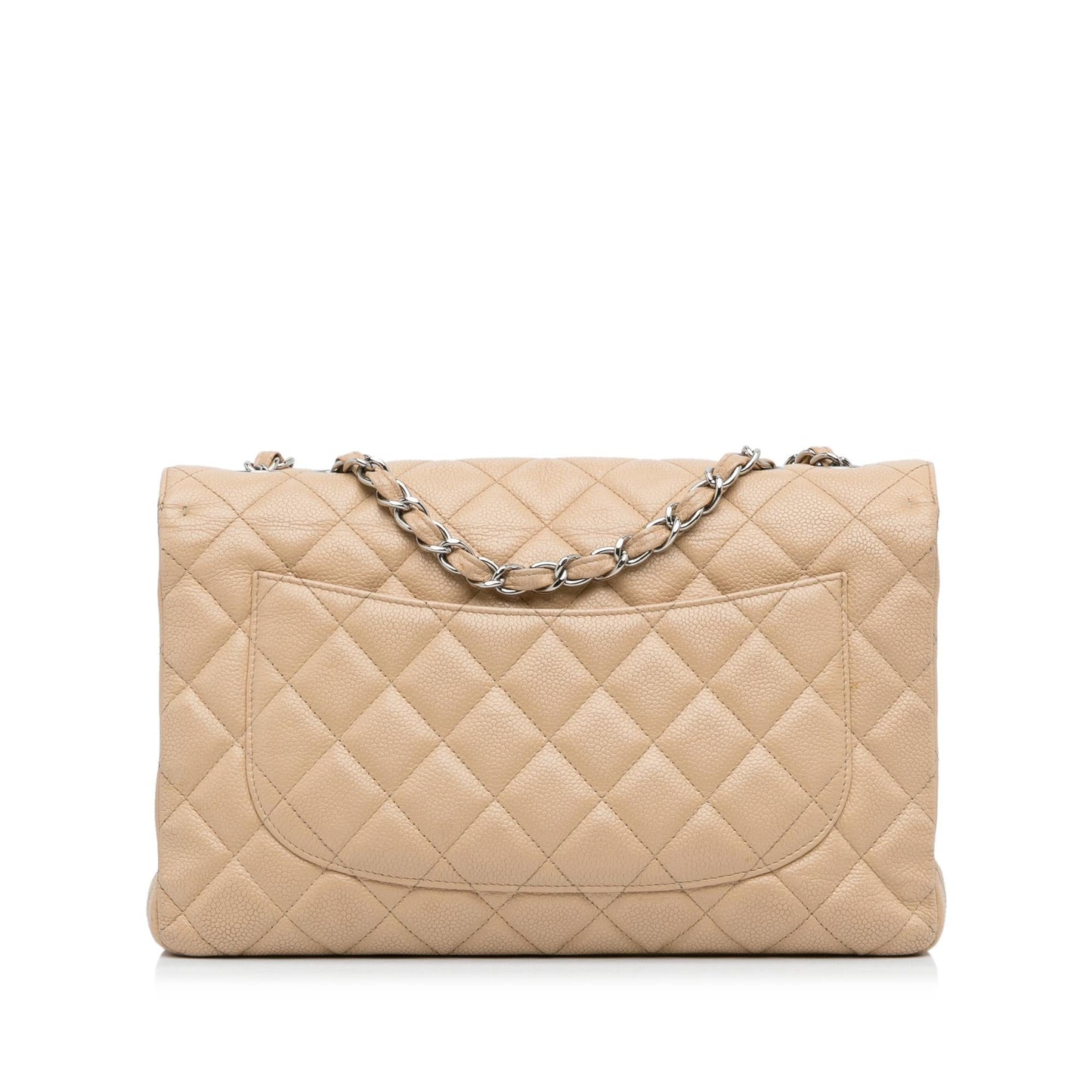 Chanel Jumbo Classic Caviar Single Flap Bag (SHG-HUCSq6)