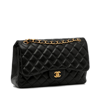 Chanel Jumbo Classic Lambskin Double Flap (SHG-ztAqmL)