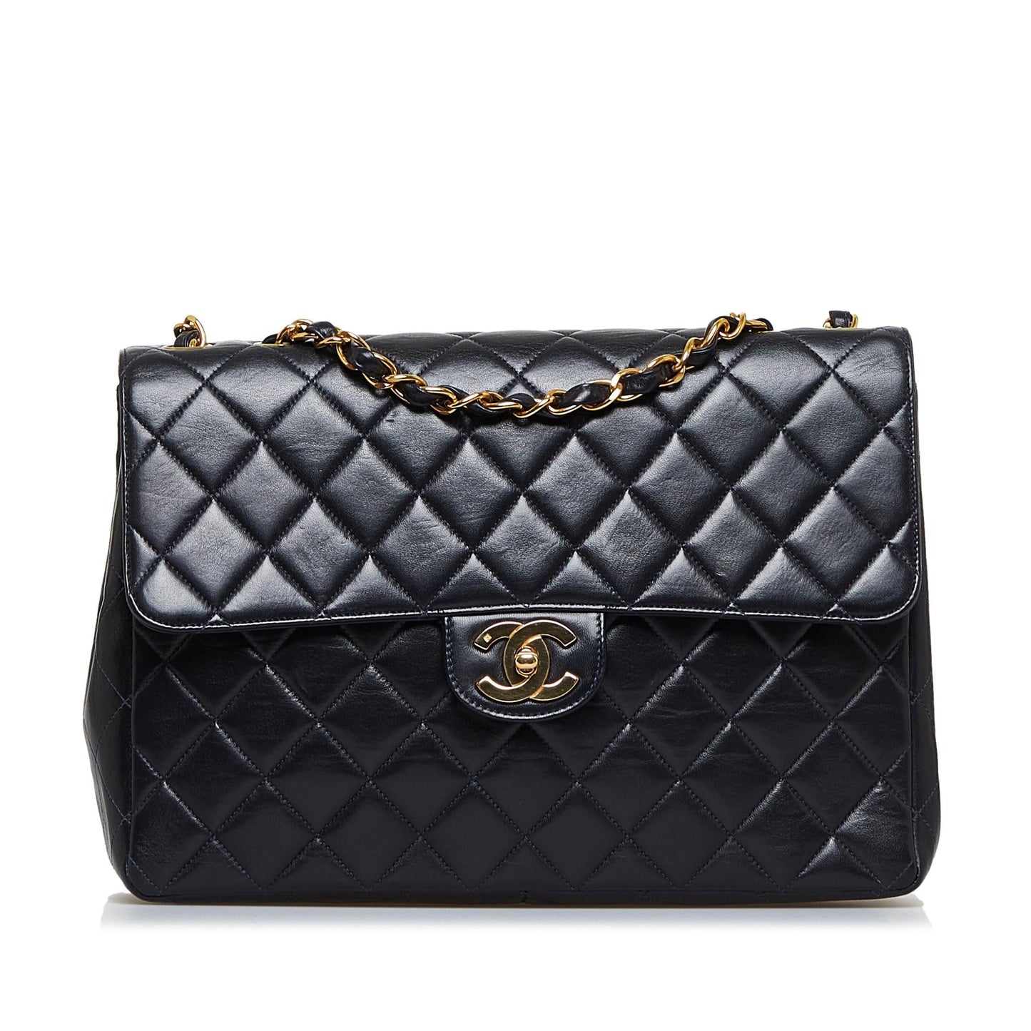 Chanel Jumbo Classic Lambskin Maxi Single Flap (SHG-p1ej2i)