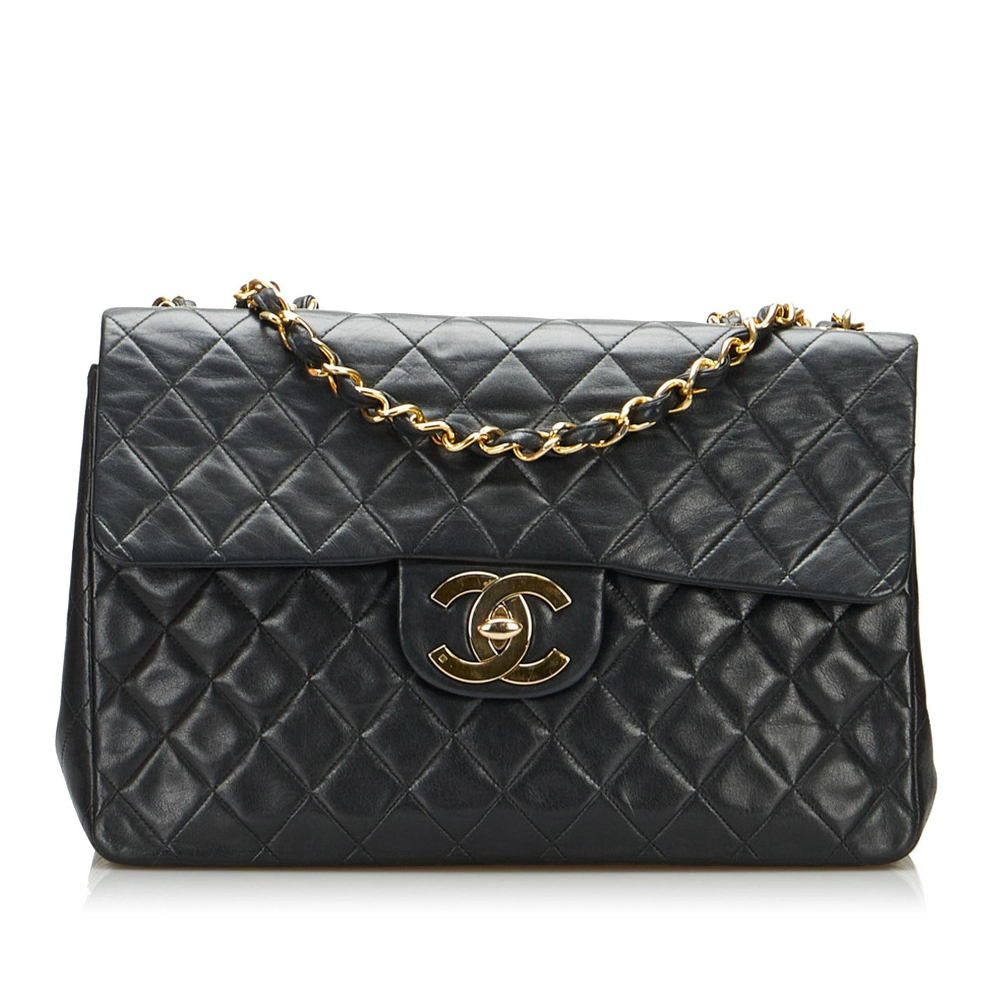 Chanel Jumbo Classic Lambskin Maxi Single Flap (SHG-HeiSBI)