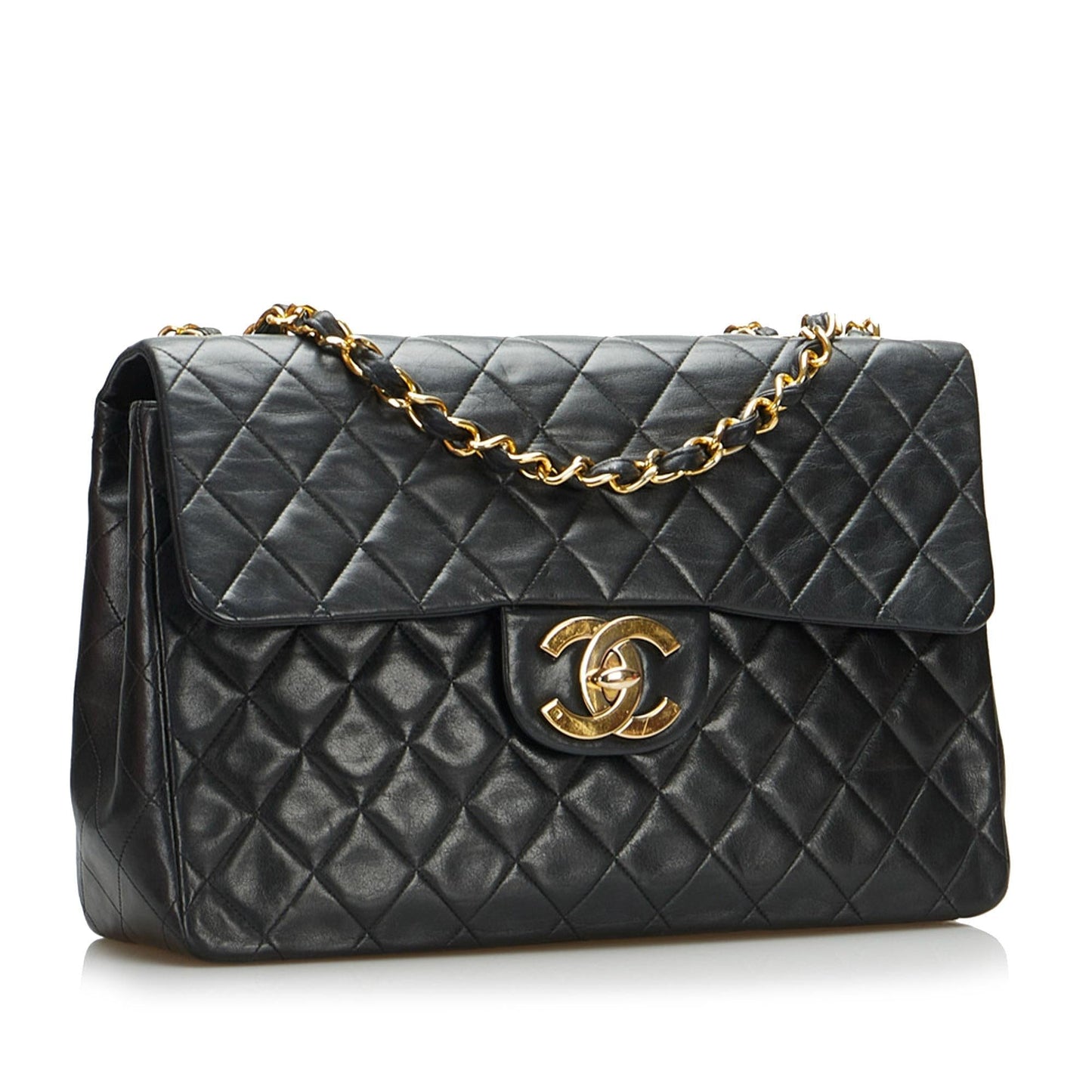 Chanel Jumbo Classic Lambskin Maxi Single Flap (SHG-HeiSBI)