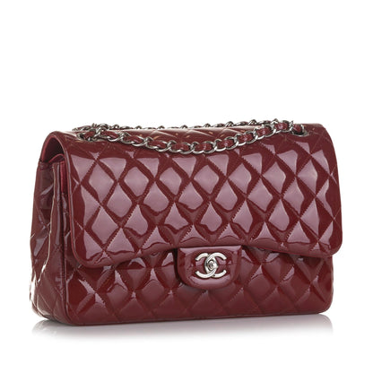 Chanel Jumbo Classic  Patent Double Flap (SHG-37070)