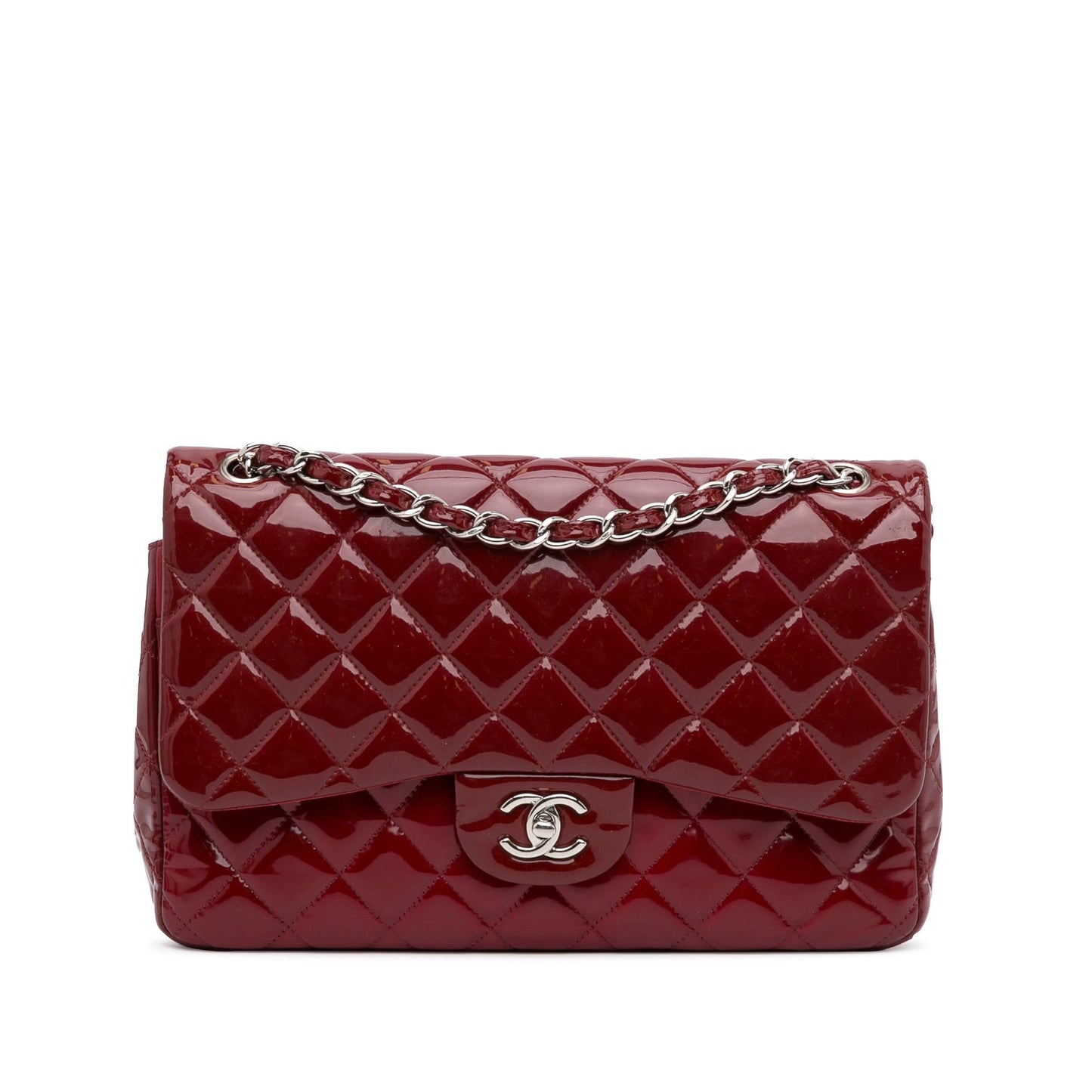 Chanel Jumbo Classic Patent Double Flap (SHG-b6Endj)