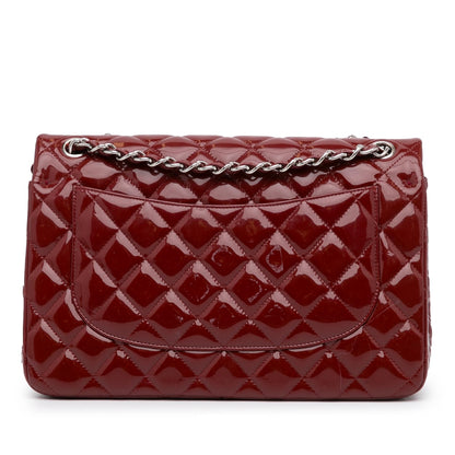 Chanel Jumbo Classic Patent Double Flap (SHG-fh31oX)