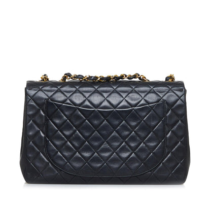 Chanel Jumbo XL Classic Lambskin Maxi Single Flap (SHG-H0fuvy)