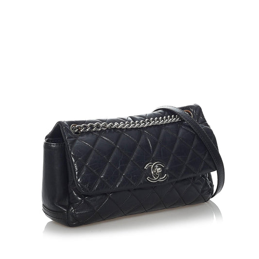 Chanel Lady Pearly Matelasse Lambskin Flap Bag (SHG-30358)