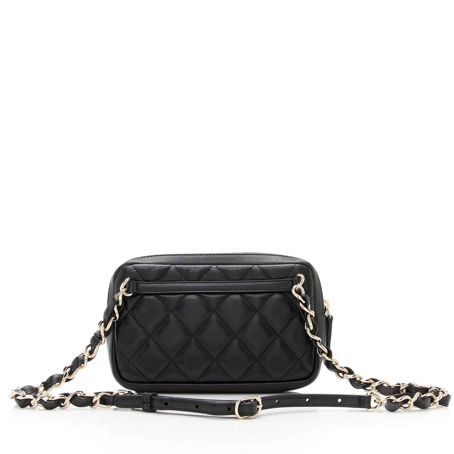 Chanel Lambskin CC Pouch Waist Bag (SHF-J8Mgx7)