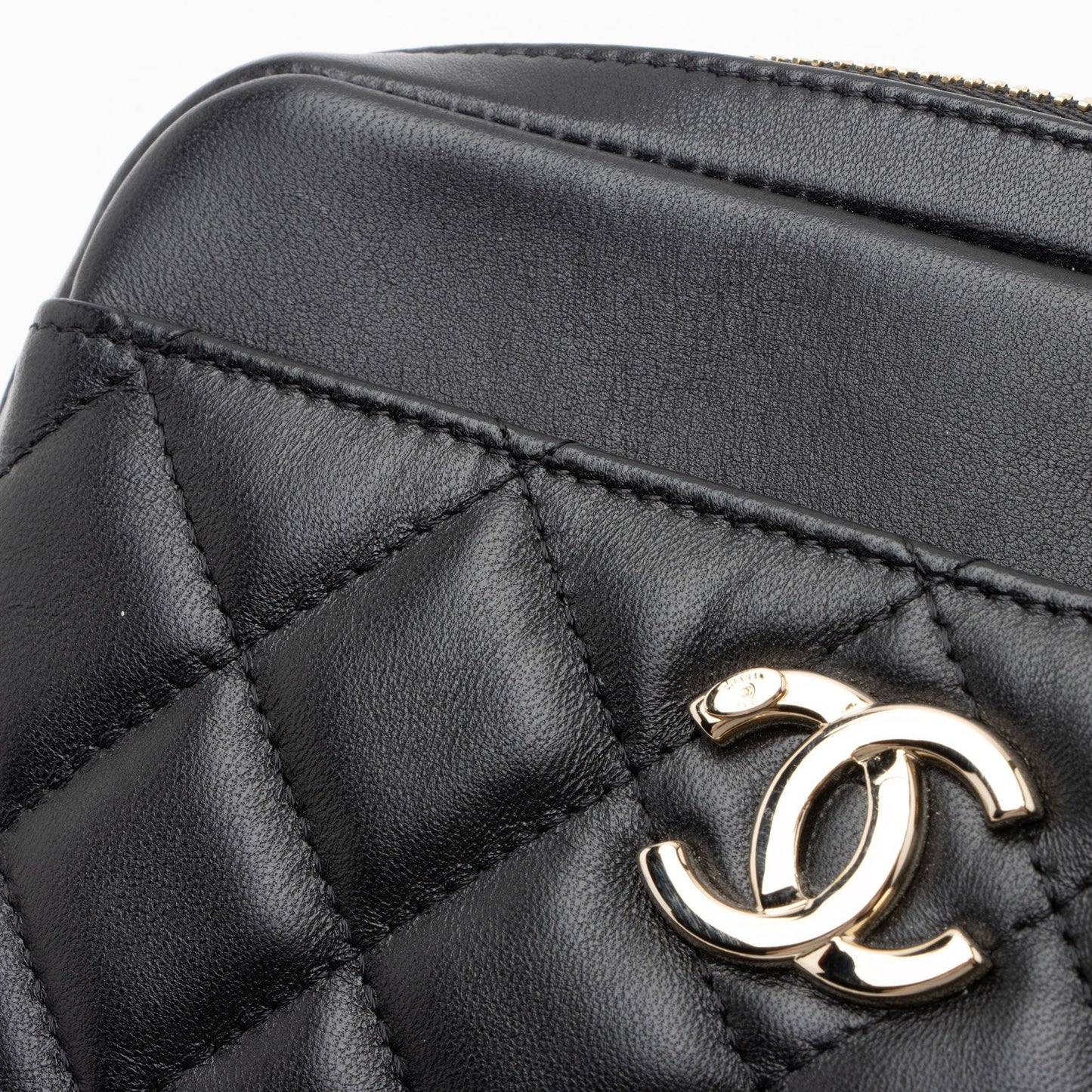 Chanel Lambskin CC Pouch Waist Bag (SHF-J8Mgx7)