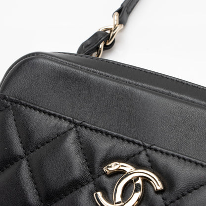 Chanel Lambskin CC Pouch Waist Bag (SHF-J8Mgx7)