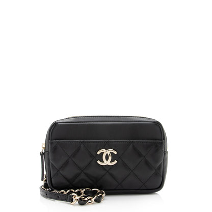 Chanel Lambskin CC Pouch Waist Bag (SHF-J8Mgx7)