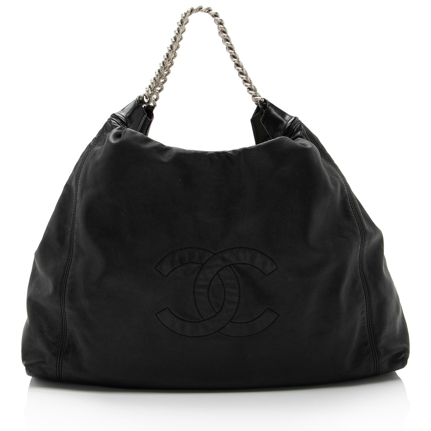 Chanel Lambskin CC Rodeo Drive Large Hobo (SHF-ULb6LJ)