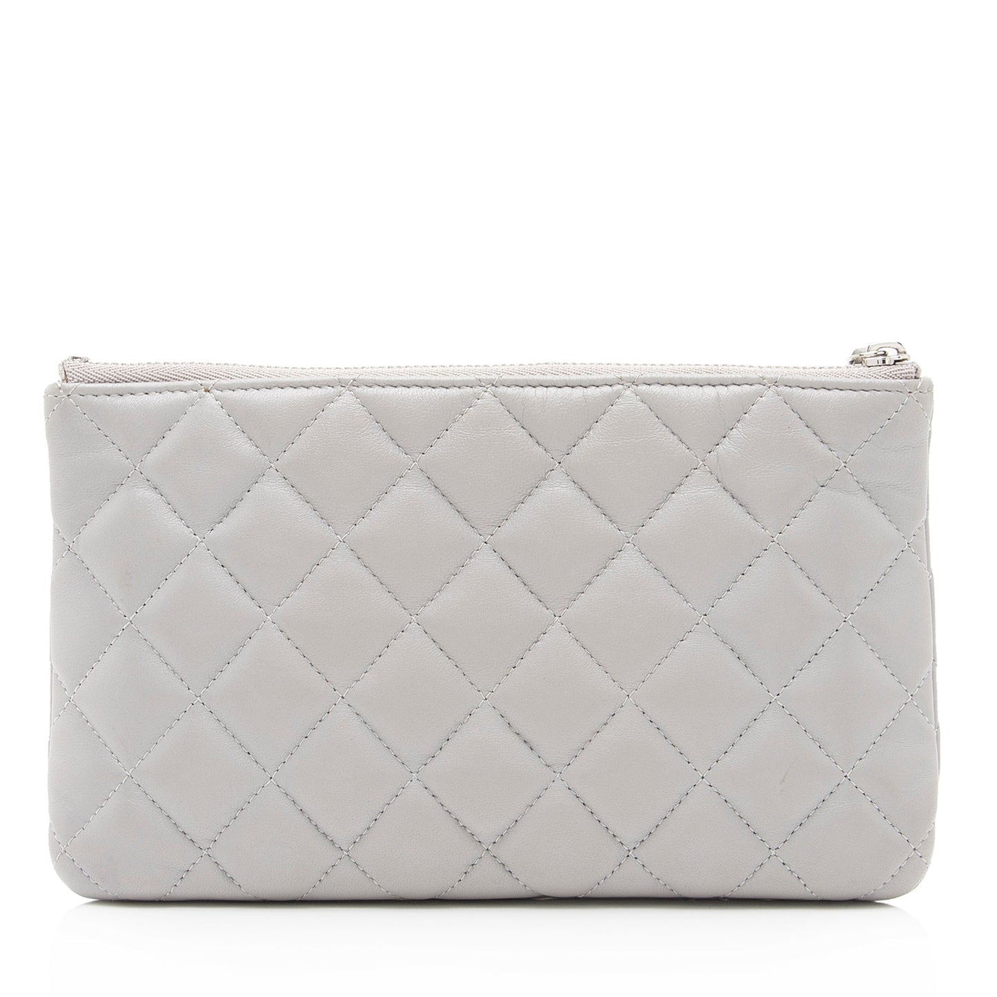 Chanel Lambskin CC Small Zipped Pouch (SHF-23767)