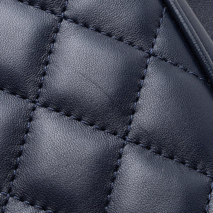 Chanel Quilted Lambskin CC Zip Large Tote (SHF-21917)