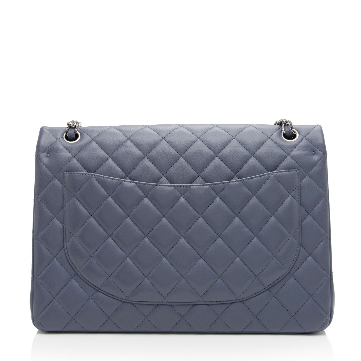 Chanel Lambskin Classic Maxi Double Flap Bag (SHF-mATEJl)