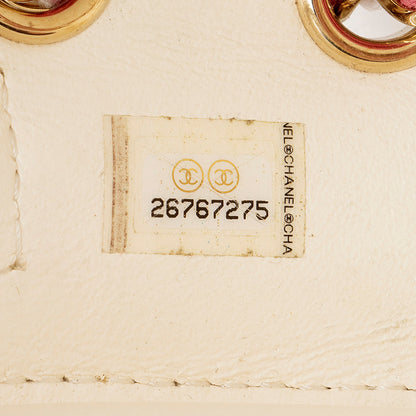 Chanel Lambskin Coco Lifesaver Round Crossbody Bag (SHF-15711)