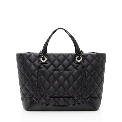 Chanel Lambskin Easy Small Shopping Tote (SHF-21284)