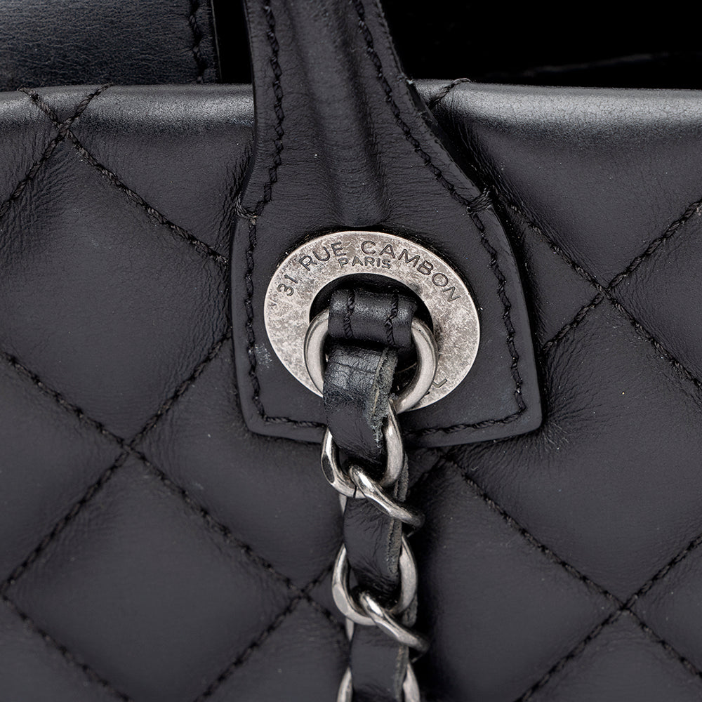 Chanel Lambskin Easy Small Shopping Tote (SHF-21284)