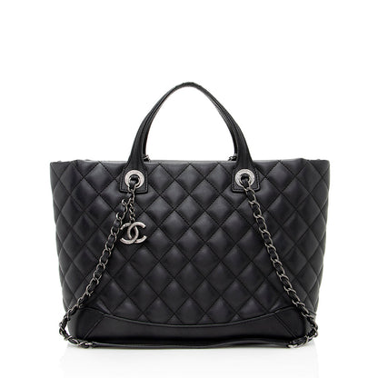 Chanel Lambskin Easy Small Shopping Tote (SHF-21284)