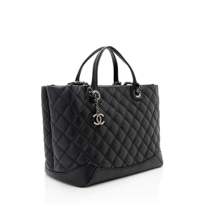 Chanel Lambskin Easy Small Shopping Tote (SHF-21284)