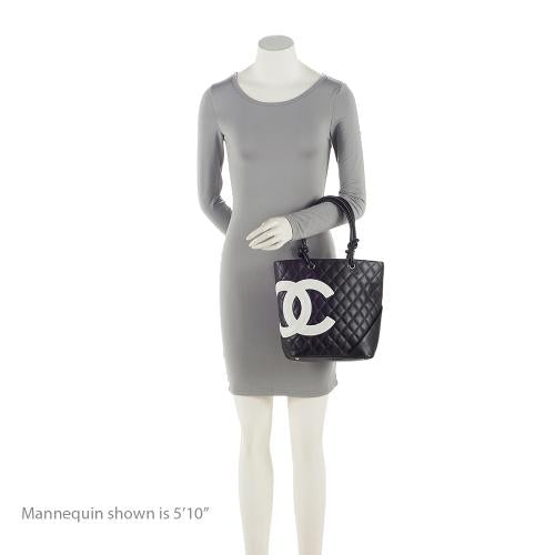 Chanel Lambskin Ligne Cambon Medium Tote (SHF-lIfRM2)