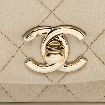 Chanel Lambskin Mini Citizen Chic Flap Bag (SHF-C9EeJS)